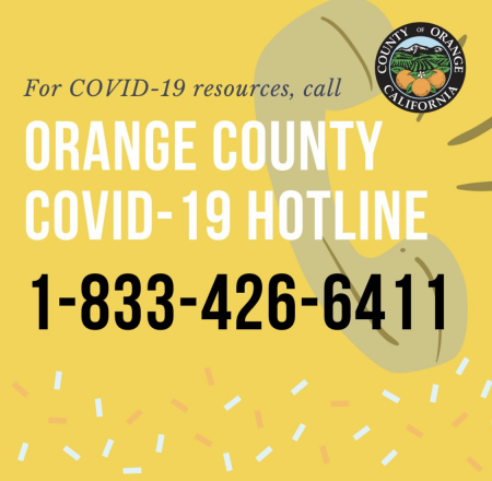 OC Covid county hotline