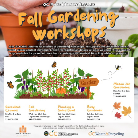 Fall Gardening Workshops (Nov-Dec 2025)