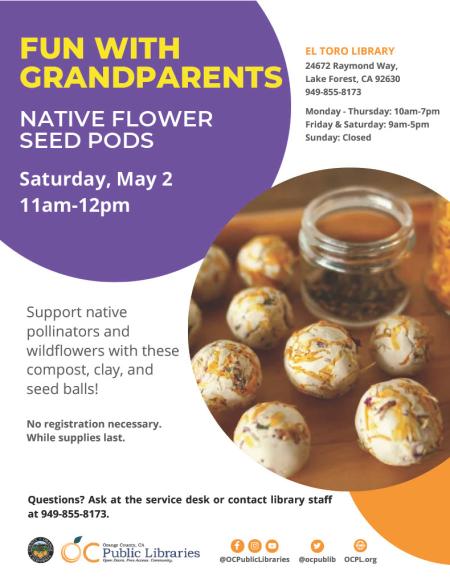 Native Flower Seed Pods